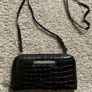 Brighton Vintage Crossbody Black Bag